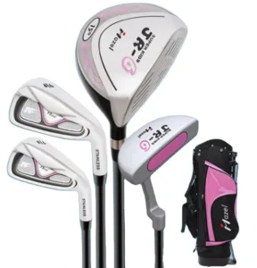 MAZEL Custom Gift Pink Toddler Golf Club Complete Set Full Golf Club Set With Bag Kid Golf Clubs Set