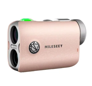 MILESEEY PF1 Rain Pink Pocket Ultra Light and Small Mini IP65 Waterproof 1000 Yards Golf Range Finder
