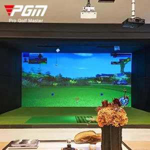 MNQ002 3D Indoor Golf Simulator System Indoor Residential Golf Simulator Professional Screen Golf Simulator for Home