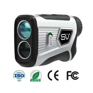Magnetic 1700 Yards Golf Rangefinder with Slope 6X Magnification HD LCD Display Rechargeable Vibration Laser Range Finder