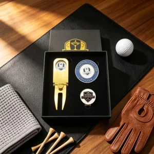 Magnetic Custom 6 In 1 Single Prong Customized Golf Divot Tool Custom Logo With Ball Marker Brass Blanks And Bottle Opener