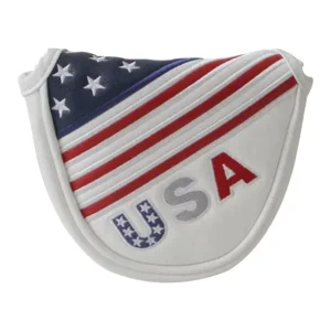 Magnetic Golf Blade Putter Headcover with Embroidery Patch Custom Logo Soft Lining Golf Accessories