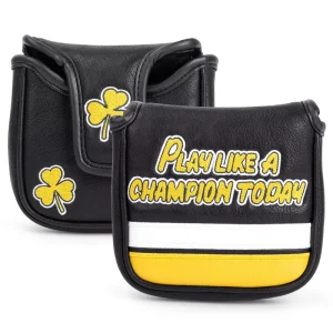 Magnetic Golf Mallet Putter Headcover with Funny Embroidery