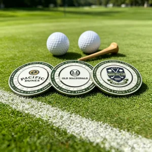 Magnetic Golf Poker Chips Set Luxury Free Artwork Service Customization Golf Poker Chips