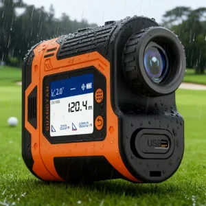 Magnetic Laser Range Finder 600M LCD Display IP65 Protection 0.1M Accuracy Long Distance Rangefinder for Golf and Hunting