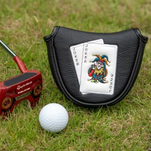 Malet Putter Golf Head Cover Club Center Shafted Putter Cover Joker Golf Headcover