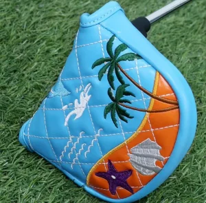 Mallet Putter Cover Magnetic Closure Full Protection Golf Accessories Headcover for Men and Women