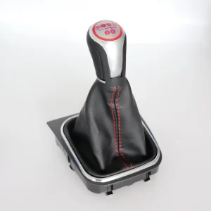Manual 5 Speed Car Gear Stick Level Shift Knob With Leather Boot for VW Golf 5 Golf6 A6 MK6 MK5
