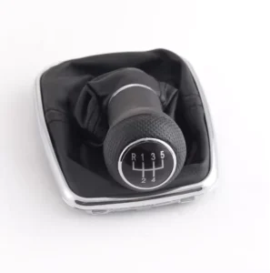 Manual Gear Shift Knob with Thick Black Bellows for VW Golf 4 Bora JETTA Replaces OEM Part Number 1J0711113D