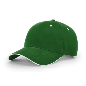 Manufacturer Custom 5-Panel K-Frame Baseball Cap Unisex Striped Sporty Street Curved Brim 3D Embroidered Logo Two-Tone 100%