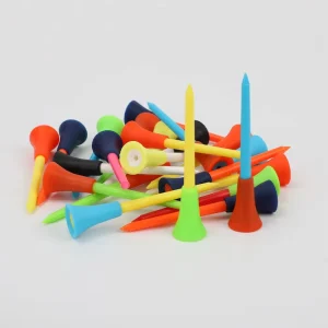 Manufacturer Custom Design Wooden Bamboo Golf Tees Durable Plastic Golf Tees