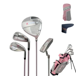 Manufacturer Custom Logo Portable Lightweight Durable Junior Golf Club Complete Set Right Handed Kids Age 4 8 Rubber Grip