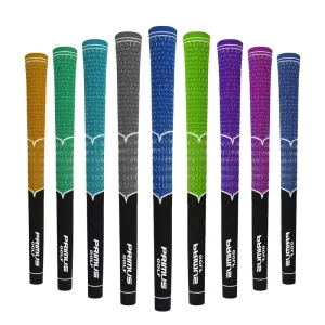 Manufacturer Customized Cord Golf Grip Soft Rubber Material Standard Golf Club Grips