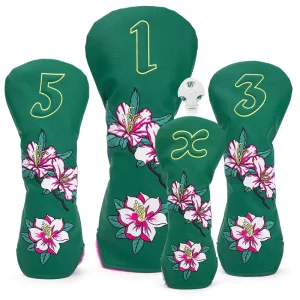 Manufacturer Design Driver Golf Club Head Covers Embroidery Logo Golf Club Covers Pu Leather Personalised Head Covers Golf