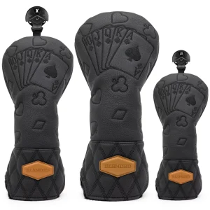Manufacturer Design PU Leather Golf Driver Headcover with Custom Logo