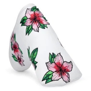 Manufacturer Design White Golf Putter Headcover Custom Golf Club Head Covers Leather Golf Blade Headcover Magnetic