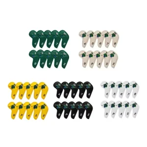 Manufacturer Premium Leather Waterproof Golf Club Headcover Mr.Bear Custom Golf Iron 10Pcs Set 4 9 Aspx Golf Iron Headcovers