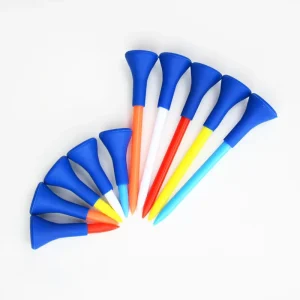 Manufacturer Rubber Top Plastic Golf Tees Custom Bulk Tees Printed Logo Golf Tees