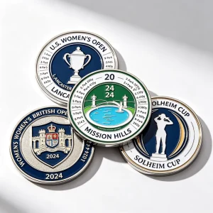 Manufacturers Custom Copper Golf Ball Marker Custom Golf Ball Marker Black Unique Golf Ball Markers