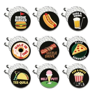 Manufacturers Custom Golf Ball Marker Stainless Steel Golf Ball Marker Pga Magnetic Golf Ball Marker Personalized