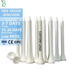 Manufacturers Direct Golf Tees Custom Printed Bamboo Golf Tee Wooden Golf Tees