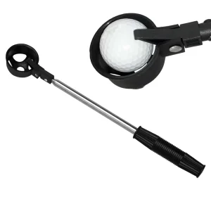 Manufacturer’s Portable Stainless Steel Telescopic Golf 8 Section Club with Ball Pickup Head Training Aids Picker Collector