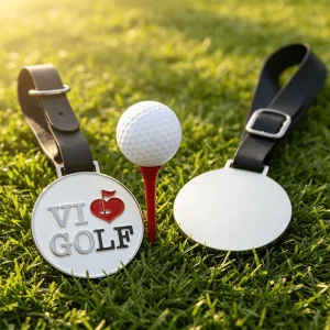 Manufactures Custom Pad Printing Logo Cartoon Hard All-Steel Gifts Golf Bag Tag