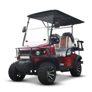 Marshall Mini Golf Cart Offroad Design 4 Seats 48V Steel Electric Golf Cart CE Certified 80 100km Range 40km h