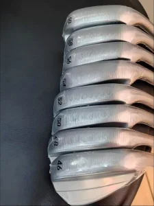 Matte Finished Forged Golf Wedge Deep CNC Grooves Max Backspin 46-64 Degree Sand Lob Gap Wedge Custom Logo OEM Shaft