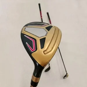 Men Left Hand Hybrid Golf Club 3 4 5 Complete Rescue Wood Set Tungsten Weighted Custom Shaft Flex Easy to Hit