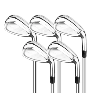 Men Left Right Handed Golf Irons Custom Full CNC Forged Golf Club Steel Silver Unisex Rubber Entertainment Carbon Steel