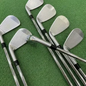 Men Silver T200 Left Handed Golf Iron Set Complete Forged High Forgiveness Custom Shaft Flex Portable