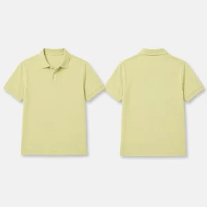 Men Uniform Polo Shirt Cotton Workwear Short Sleeve Embroidered Logo Private Label Brown Polo Manufacturer Factory