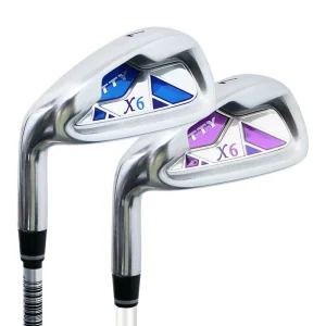 Men Women Alloy Material Head Graphite Shaft Rubber Grip Left Handed Durable Practice Iron Golf Clubs