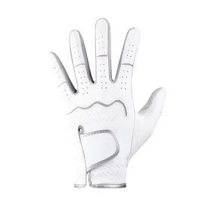 Men Women Custom Premium White Sheepskin Breathable Hand Grips Non Slip Outdoor Sport Golf Gloves