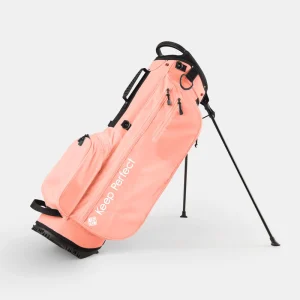 Men Women Lady’s Lightweight Portable PU Leather Golf Staff Bag Waterproof Foldable