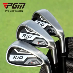 Mens 7 Iron Golf Club Stainless Steel Head Portable Lightweight Training Single Club for Practice Beginners