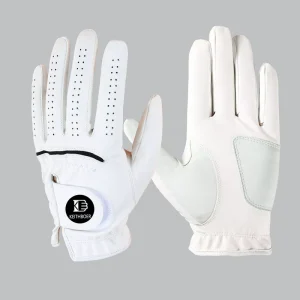 Men’s Comfortable Wear Resistant Non Slip Golf Gloves with Custom Logo Splicing Design Breathable Fashionable for Sports Use