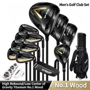 Men’s Complete Golf Club Set for Beginners Practicing with Right Handed Golf