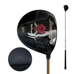 Men’s Golf Fairway Wood Carbon Fiber Shaft & Rubber Grip 13 16 19 Degree Forged Design Men’s Golf Club with PU Headcover