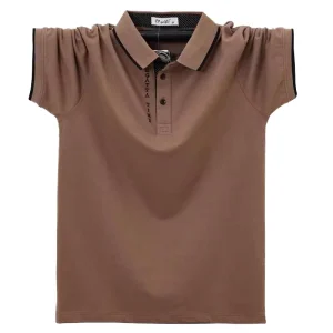 Men’s Golf Shirt Pocket Short Sleeve Smart Casual Style Custom Printing Embroidery Logo Breathable Jersey Fabric