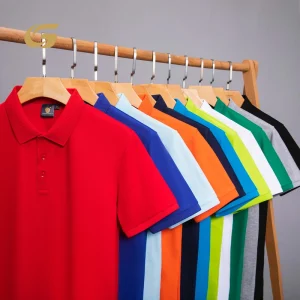 Men’s Golf Shirts Luxury Business Sportswear Knitted Breathable Custom Embroidery Logo Solid Formal Office Casual