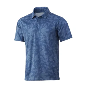 Men’s Golf T shirts Printed Quick Dry Breathable Anti Wrinkle Short Sleeve Spandex Polyester Knitted Henley Casual