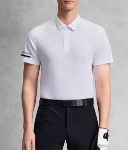 Men’s Moisture-Wicking Golf Polos Quick-Dry Polo Shirt Soft Breathable Performance Golf Apparel