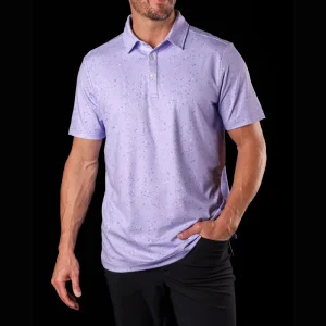Men’s Quick Dry Golf Shirt Custom Logo Embroidered Allover Printing Apparel Tshirts Quick Dry Knit Golf Shirt