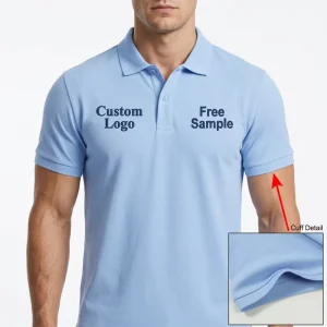 Men’s Summer Golf Polo Shirt Quick Drying Gym Training Uniform Anti Pilling Anti Wrinkle Dark Ice Feel Design ODM
