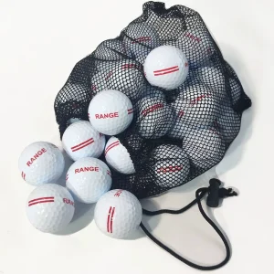 Mesh Package Custom Color Logo 2-Layer Surlyn Driving Range Golf Ball