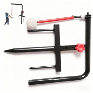 Metal Golf Swing Trainer Club Durable Groove Practice Tool for Indoor Outdoor Use