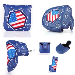 Mid Mallet Putter Cover Center Shafted Golf Putter Headcover