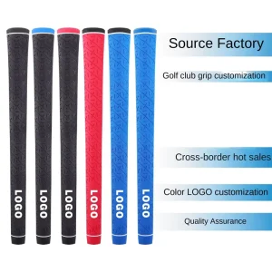 Midsize Standard Iron Wood Golf Club Grips Custom Logo Rubber Swing Grips Compound Color Golf Accessories